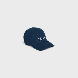 Celine BASEBALL IN COTTON Cap Marine | CL-591689