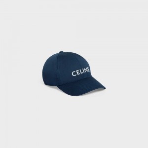 Celine BASEBALL IN COTTON Cap Marine | CL-592363