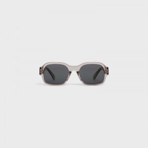 Celine Frame 49 in Acetate Sunglasses Transparent Taupe | CL-591730