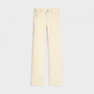 Celine Jane flared jeans in corduroy Pants Raw Wash | CL-592721