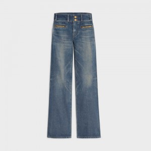 Celine Jane flared jeans in dark union wash denim Pants DARK UNION WASH | CL-592718