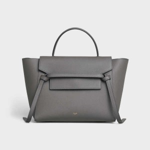 Celine Mini in grained calfskin Belt Bag Grey | CL-593065