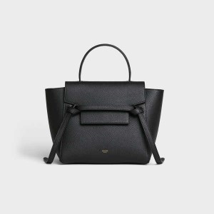 Celine Nano in grained calfskin Belt Bag Black | CL-593055