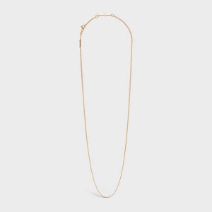 Celine Separables Chain in Brass with Gold Finish Necklaces Gold | CL-592263