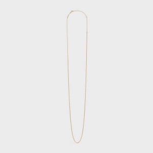 Celine Separables Chain in Brass with Gold Finish Necklaces Gold | CL-592262