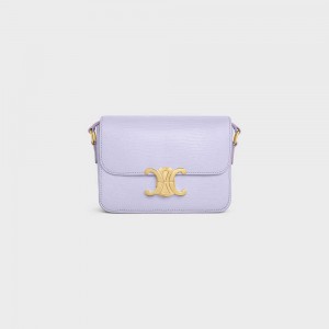 Celine Teen Bag in lizard Triomphe Light Lavender | CL-593216