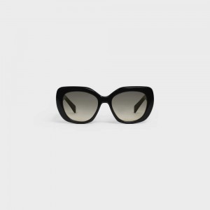 Celine Triomphe 06 in Acetate Sunglasses Black | CL-592405