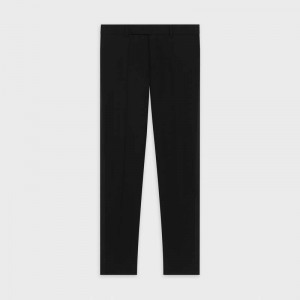 Celine classic in grain de poudre Trousers ULTRA BLACK | CL-592022