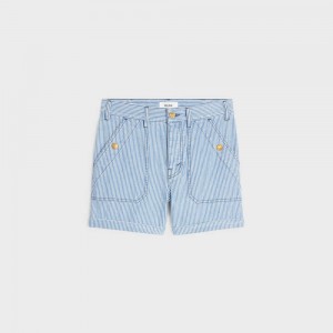 Celine suzanne in cotton hickory Shorts WAVE WASH | CL-592745