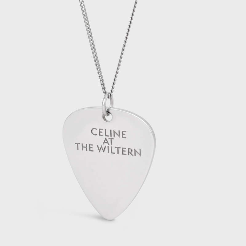 Celine At the Wiltern Mediator in Brass with Rhodium finish Necklaces Silver | CL-591661