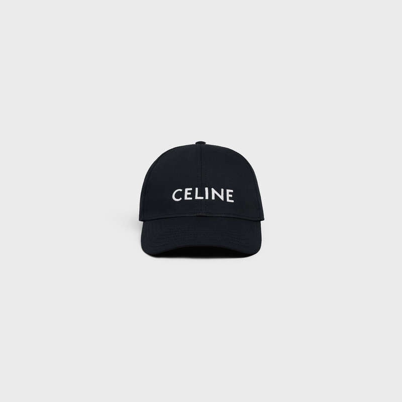 Celine BASEBALL IN COTTON Cap Black | CL-591688