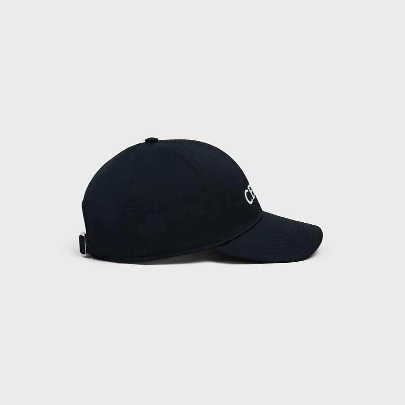 Celine BASEBALL IN COTTON Cap Black | CL-591688