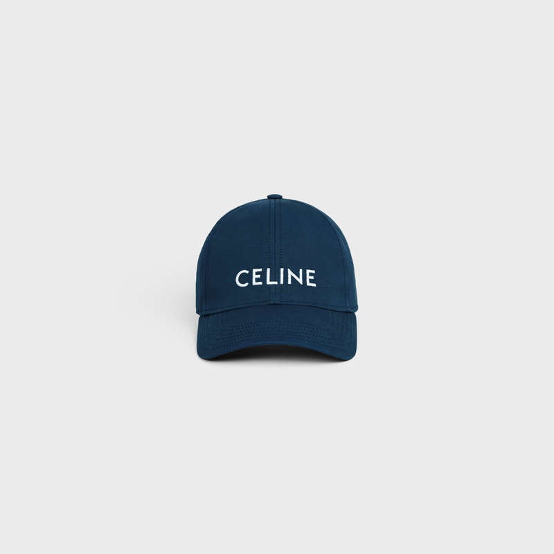 Celine BASEBALL IN COTTON Cap Marine | CL-591689