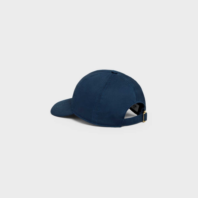 Celine BASEBALL IN COTTON Cap Marine | CL-592363