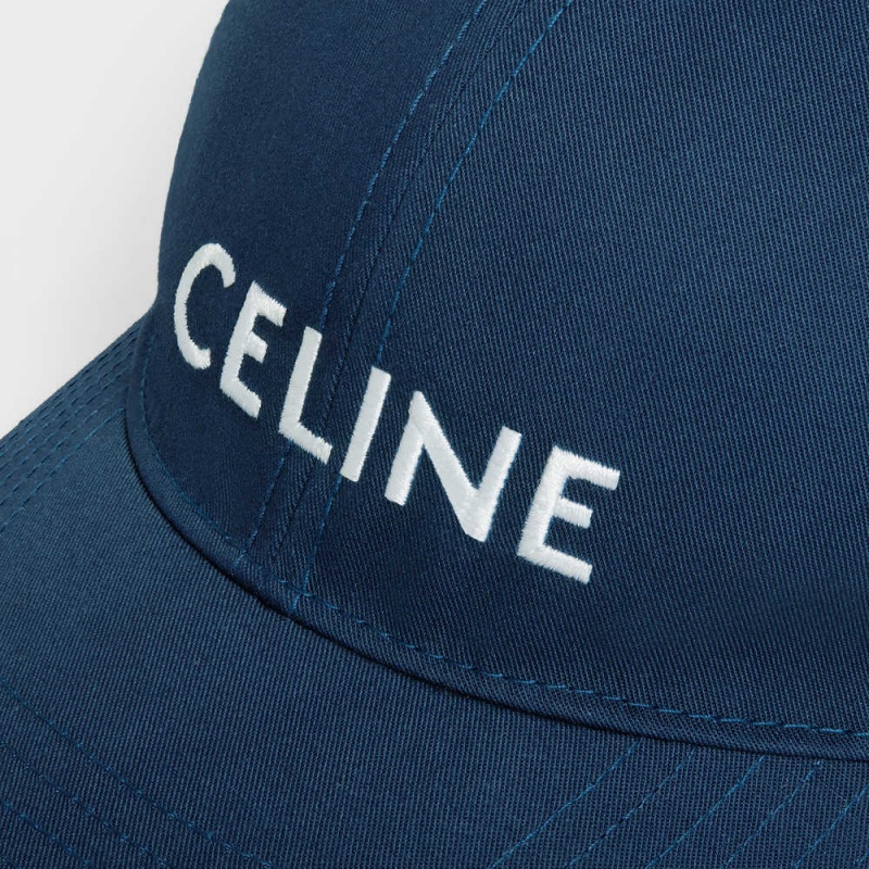 Celine BASEBALL IN COTTON Cap Marine | CL-592363