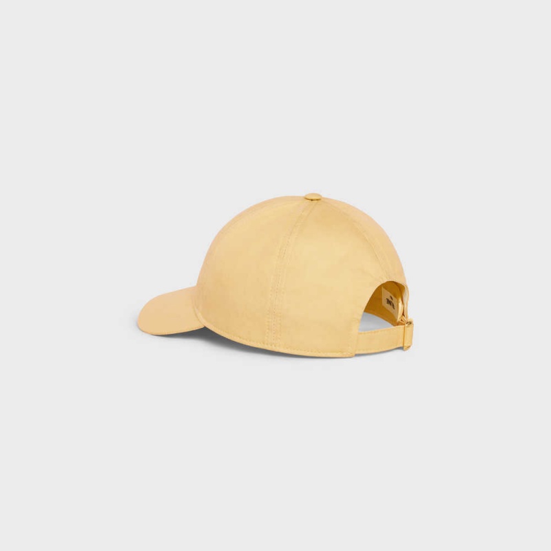 Celine BASEBALL IN COTTON Cap Yellow | CL-592365