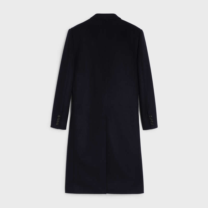 Celine BOXY IN WOOL Coats Black | CL-591979