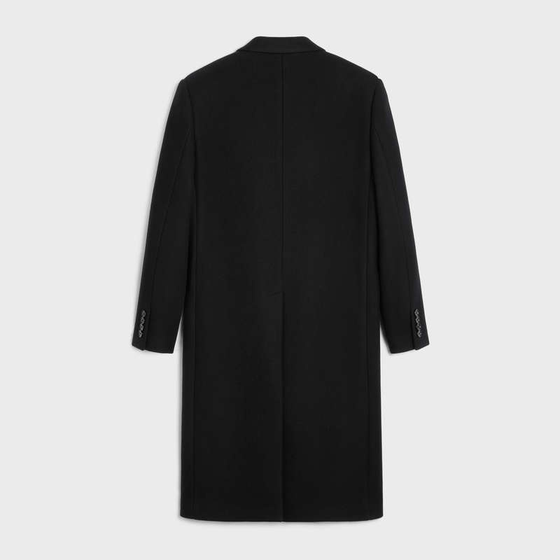 Celine Boxy in felt Coats Black | CL-591978