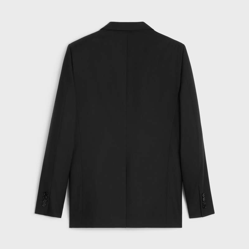 Celine CLASSIC IN WOOL GABARDINE Jackets Black | CL-591989