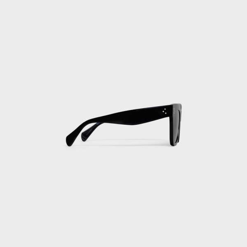 Celine Cat Eye S004 in Acetate with Polarized Lenses Sunglasses Black | CL-592428