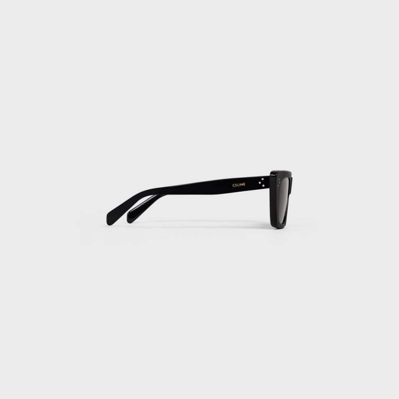 Celine Cat Eye S187 in Acetate Sunglasses Black | CL-592425