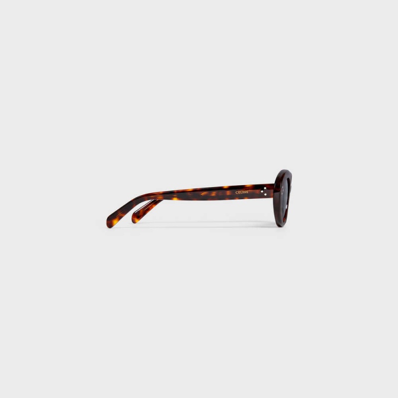 Celine Cat Eye S193 in Acetate Sunglasses Dark Havana | CL-592422