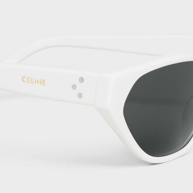 Celine Cat Eye S251 in Acetate Sunglasses White | CL-592431