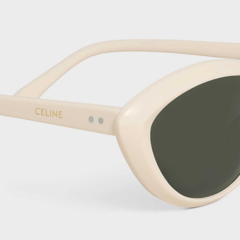 Celine Cat Eye S264 in Acetate Sunglasses Ivory | CL-592387