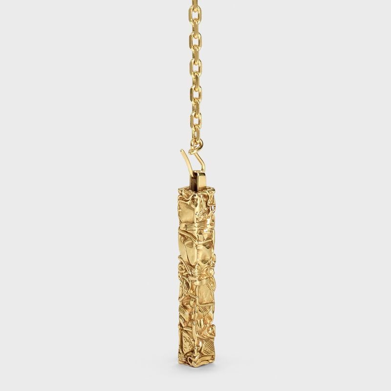 Celine César Project Compression in Vermeil Necklaces Gold | CL-591668