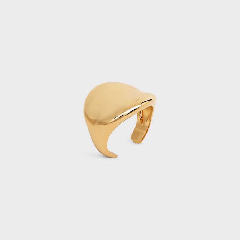 Celine Formes Abstraites Cosmos Cuff in Brass with Gold Finish Bracelets Gold | CL-592226