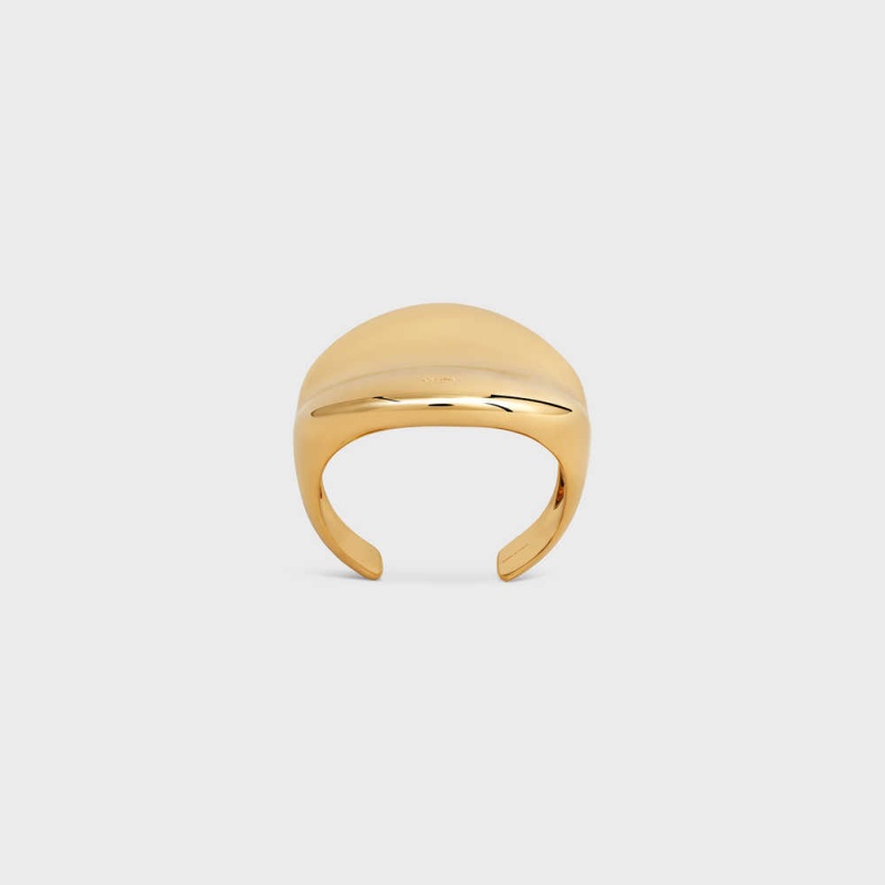 Celine Formes Abstraites Cosmos Cuff in Brass with Gold Finish Bracelets Gold | CL-592226