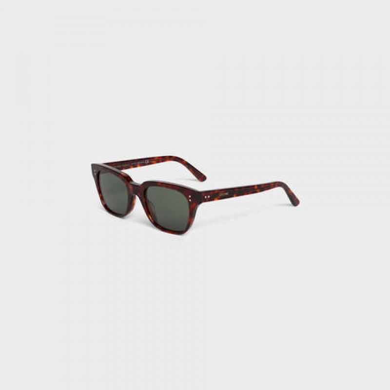 Celine Frame 04 in Acetate Sunglasses Red Havana | CL-591739