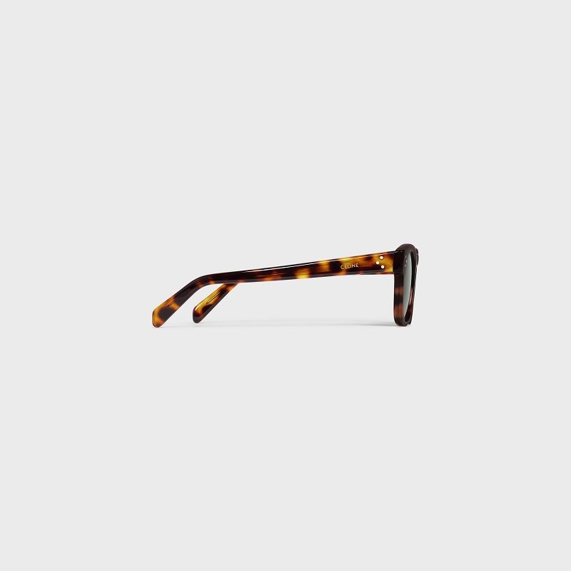 Celine Frame 42 in Acetate Sunglasses Dark Havana | CL-591743