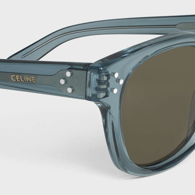 Celine Frame 42 in Acetate Sunglasses Transparent Denim | CL-591744