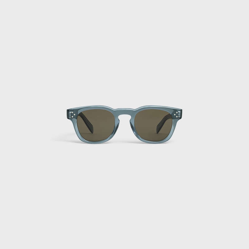 Celine Frame 42 in Acetate Sunglasses Transparent Denim | CL-591744