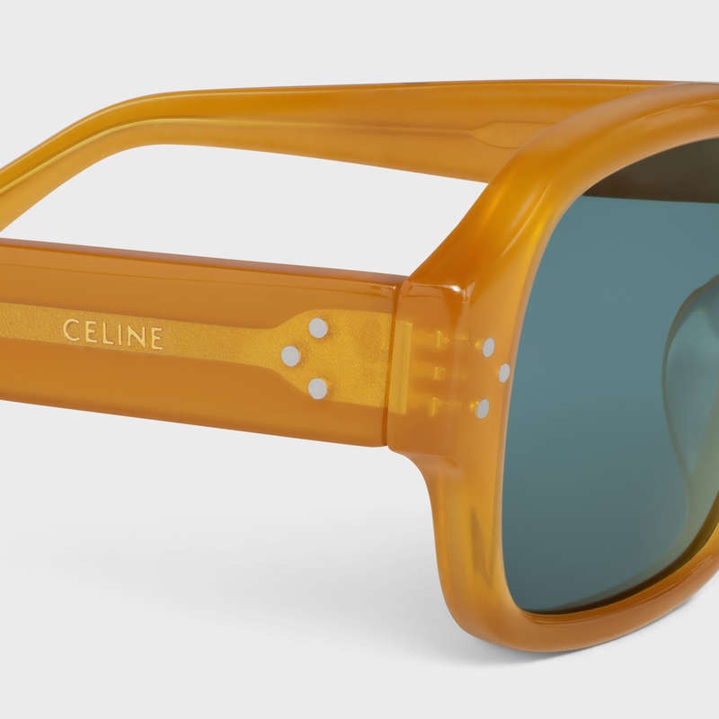 Celine Frame 49 in Acetate Sunglasses Milky Honey | CL-591729