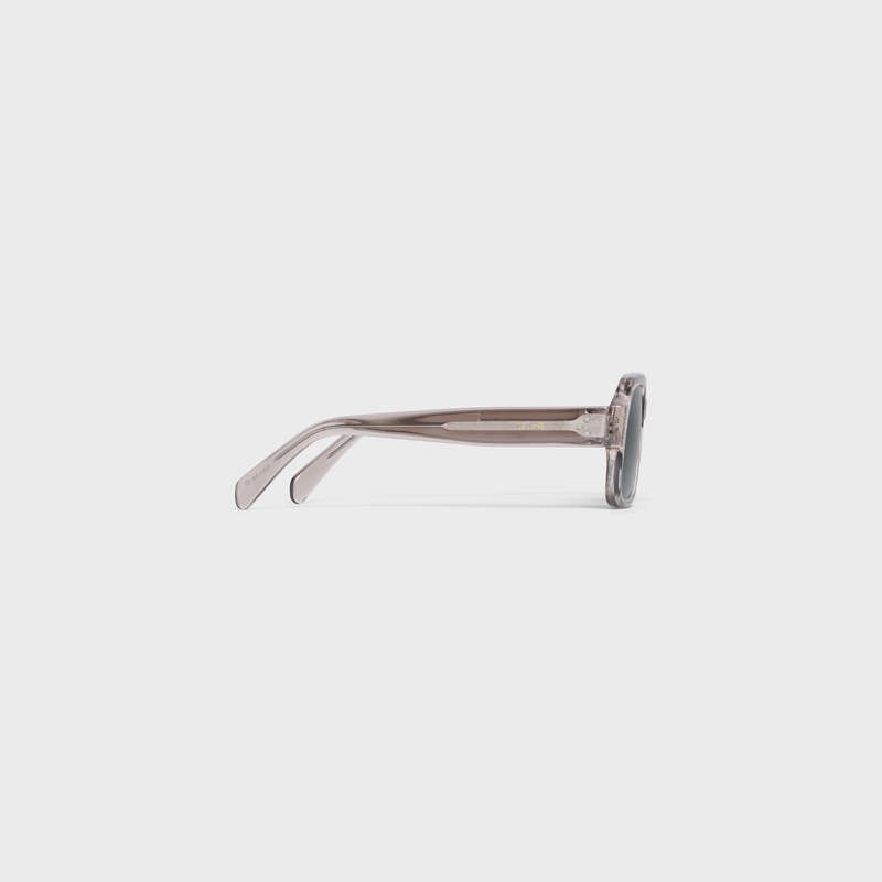 Celine Frame 49 in Acetate Sunglasses Transparent Taupe | CL-591730