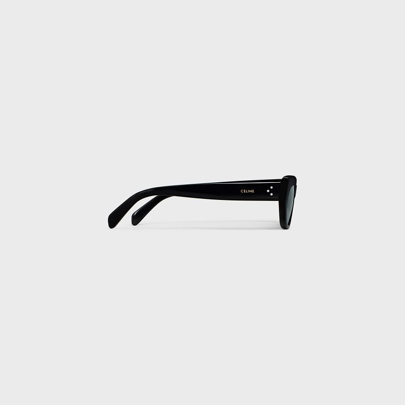 Celine Frame 52 in Acetate Sunglasses Black | CL-591727