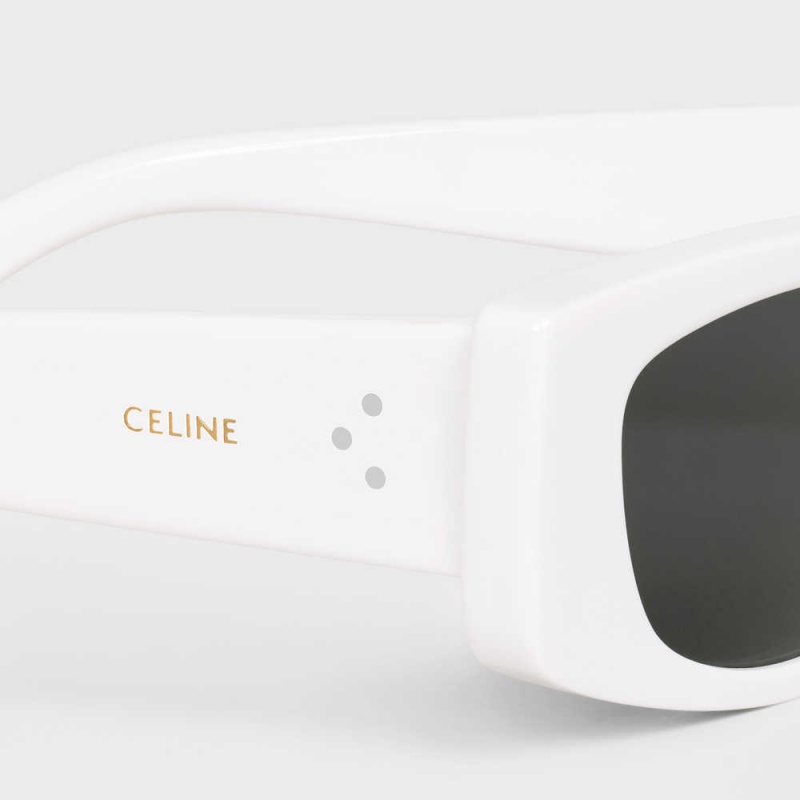 Celine Graphic S258 in Acetate Sunglasses White | CL-592413