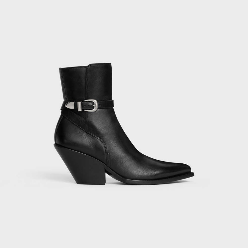 Celine JODHPUR JOAN in Calfskin Boots Black | CL-592490