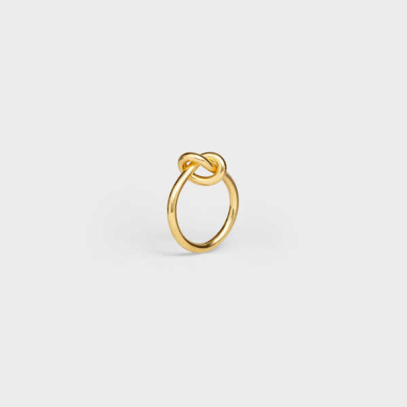 Celine Knot in Brass with Gold finish Rings Gold | CL-592195