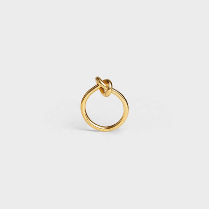 Celine Knot in Brass with Gold finish Rings Gold | CL-592195