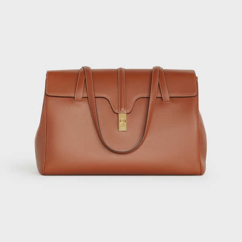 Celine Large Soft bag in Smooth Calfskin 16 Tan | CL-593266