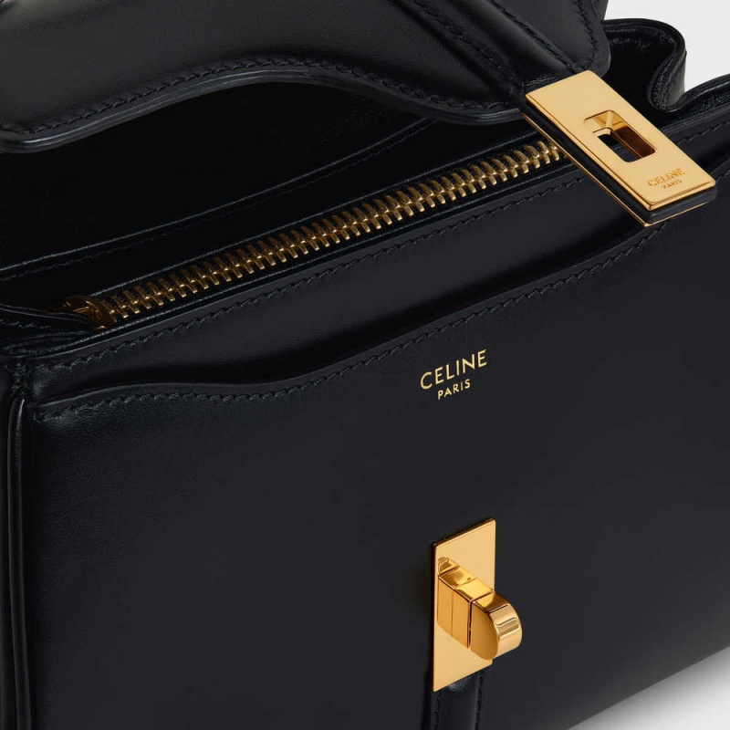 Celine MINI in satinated calfskin 16 Black | CL-593268