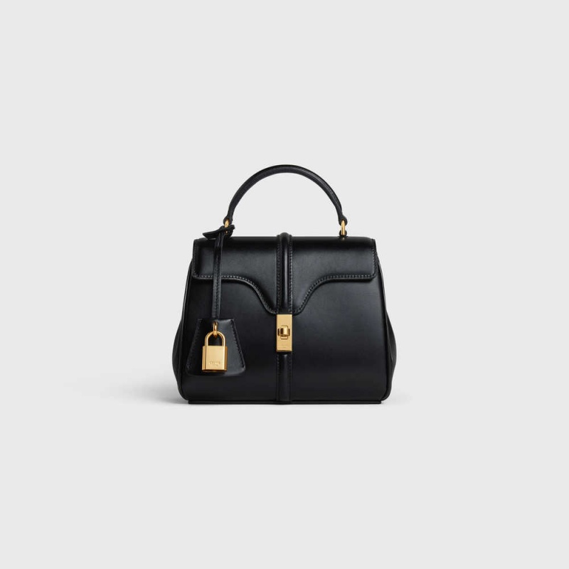 Celine MINI in satinated calfskin 16 Black | CL-593268