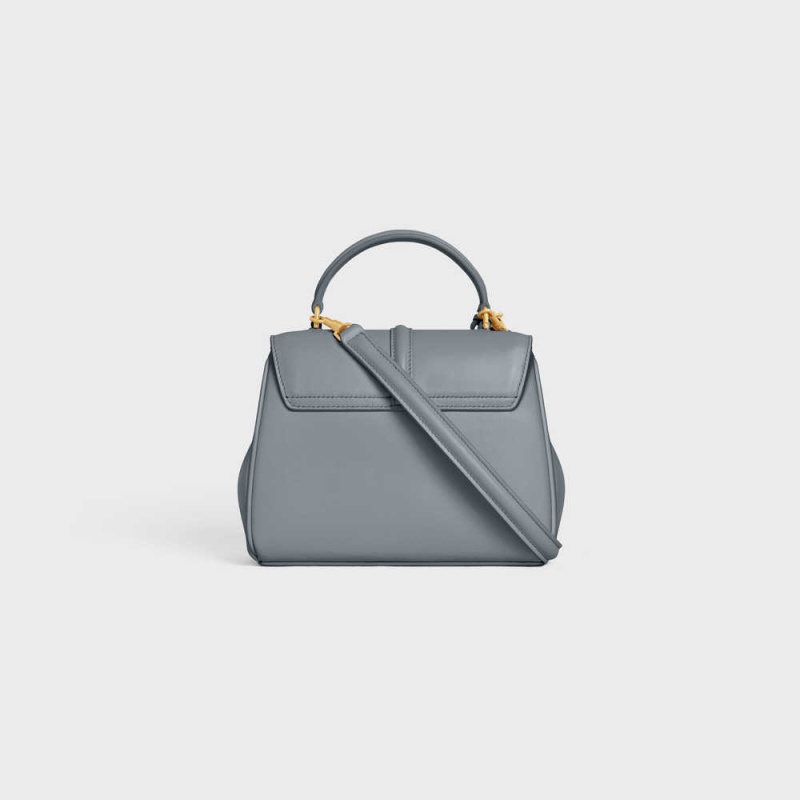 Celine MINI in satinated calfskin 16 Blue Grey | CL-593269