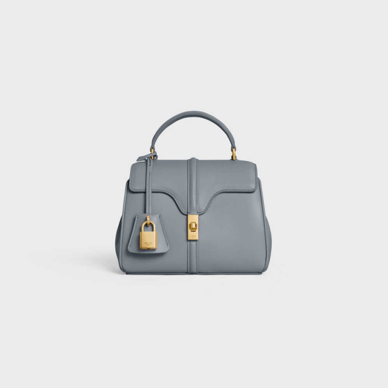 Celine MINI in satinated calfskin 16 Blue Grey | CL-593269