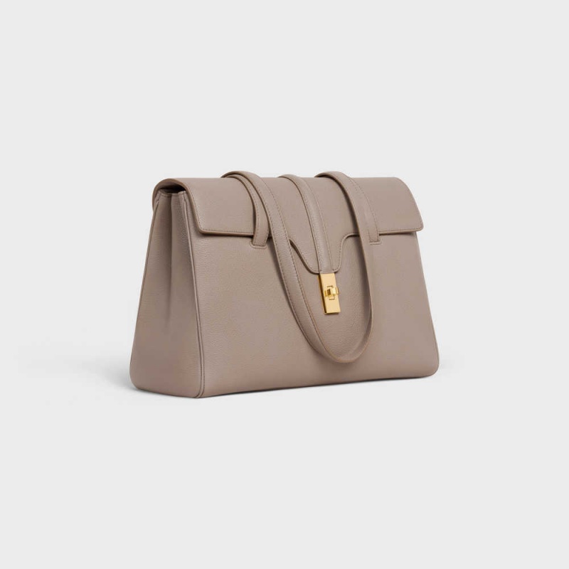 Celine Medium Soft Bag in Supple Grained Calfskin 16 Pebble | CL-593265