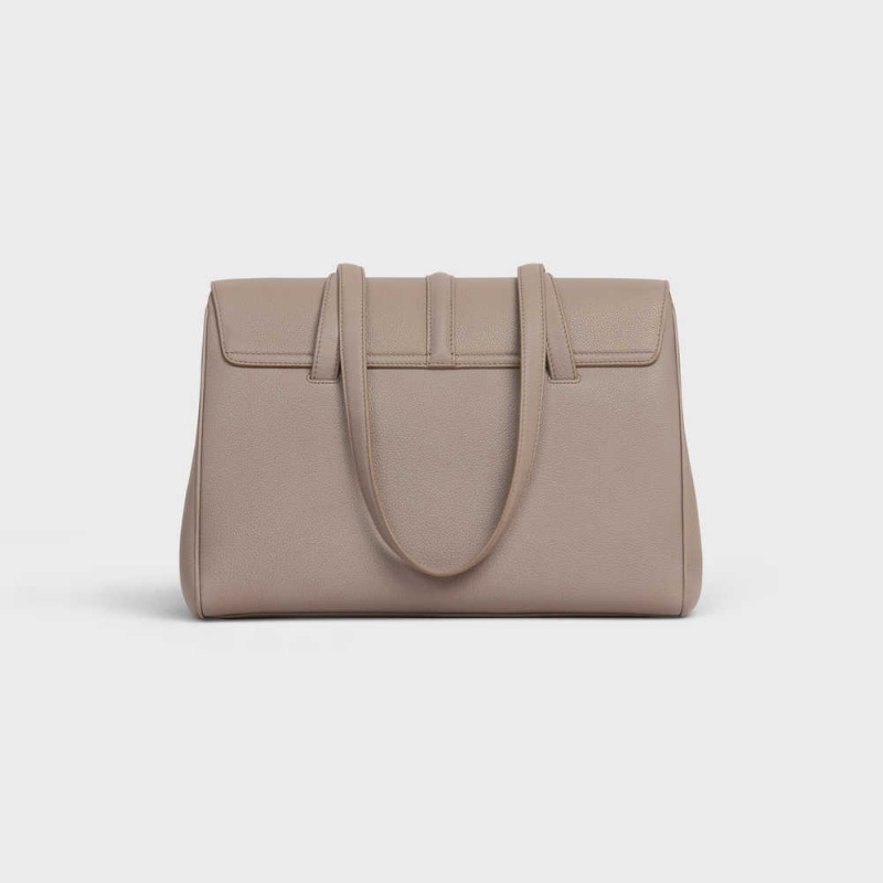 Celine Medium Soft Bag in Supple Grained Calfskin 16 Pebble | CL-593265