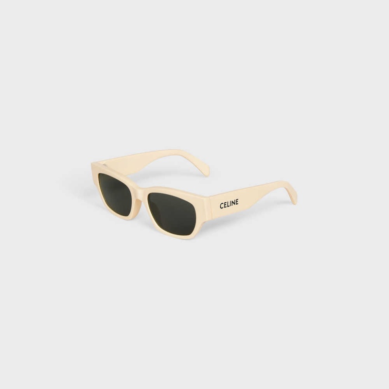 Celine Monochroms 01 in Acetate Sunglasses Vanilla | CL-592415